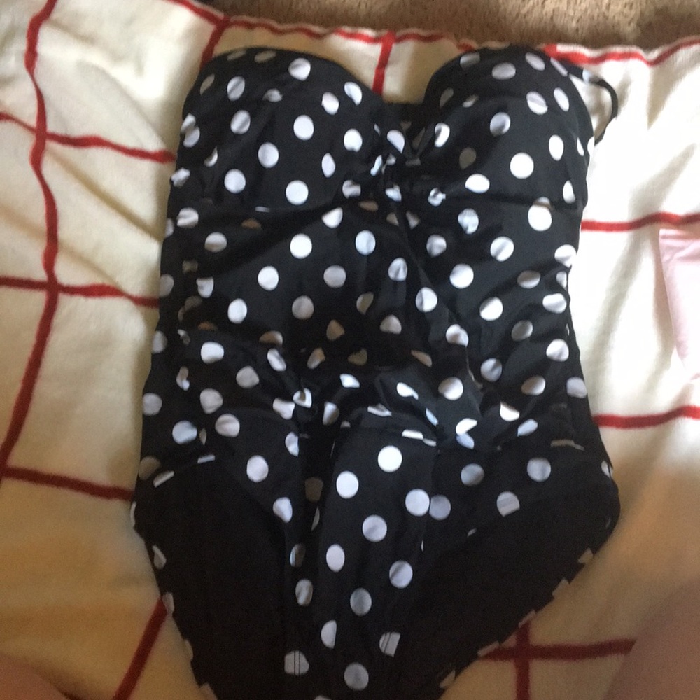 Spaghetti Strap one piece swim suit